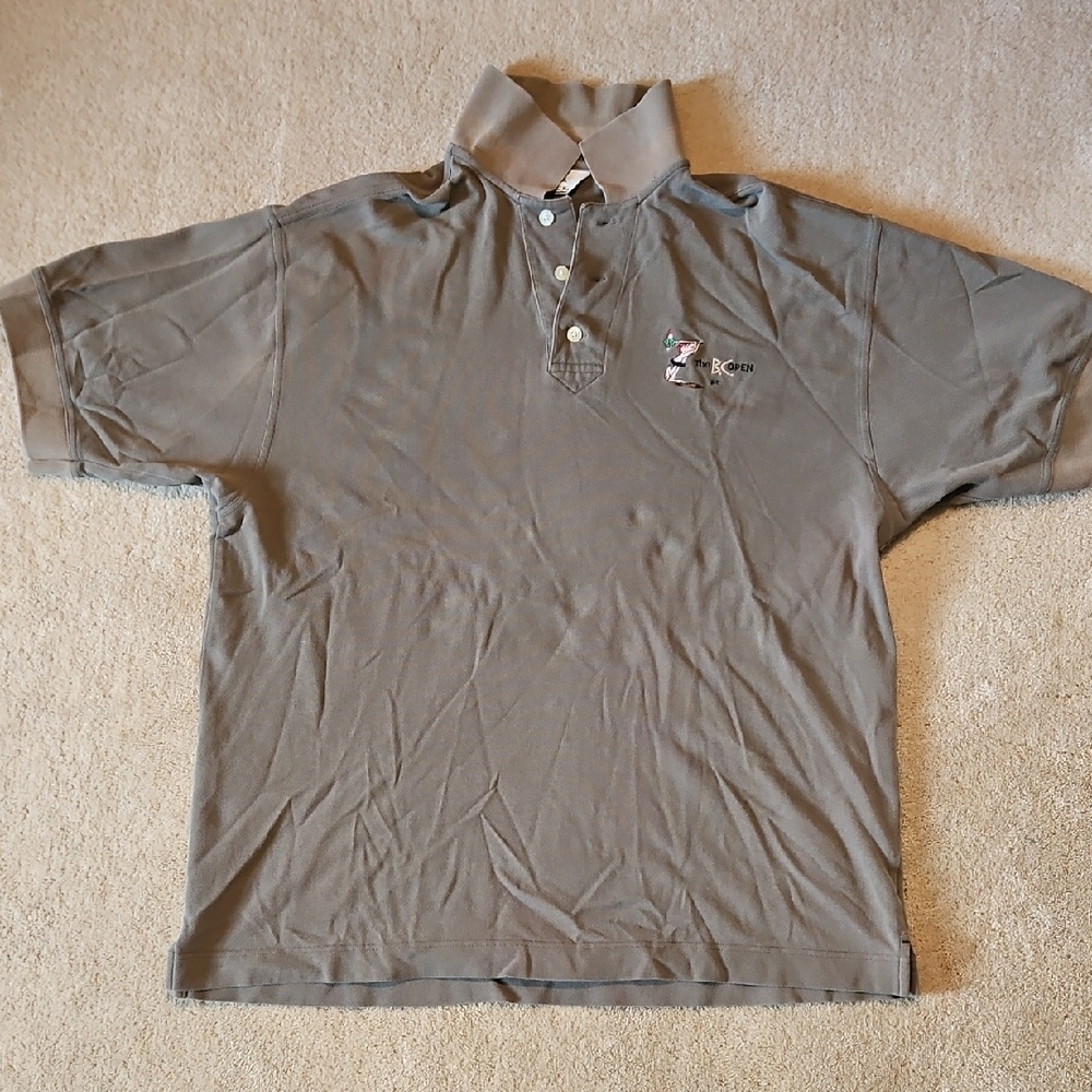 BCOpen Cutter & Buck Charcoal Polo Shirt for Men